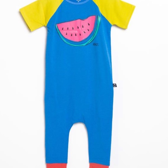 Rags to Raches Watermelon romper 2T NWT - Picture 2 of 5